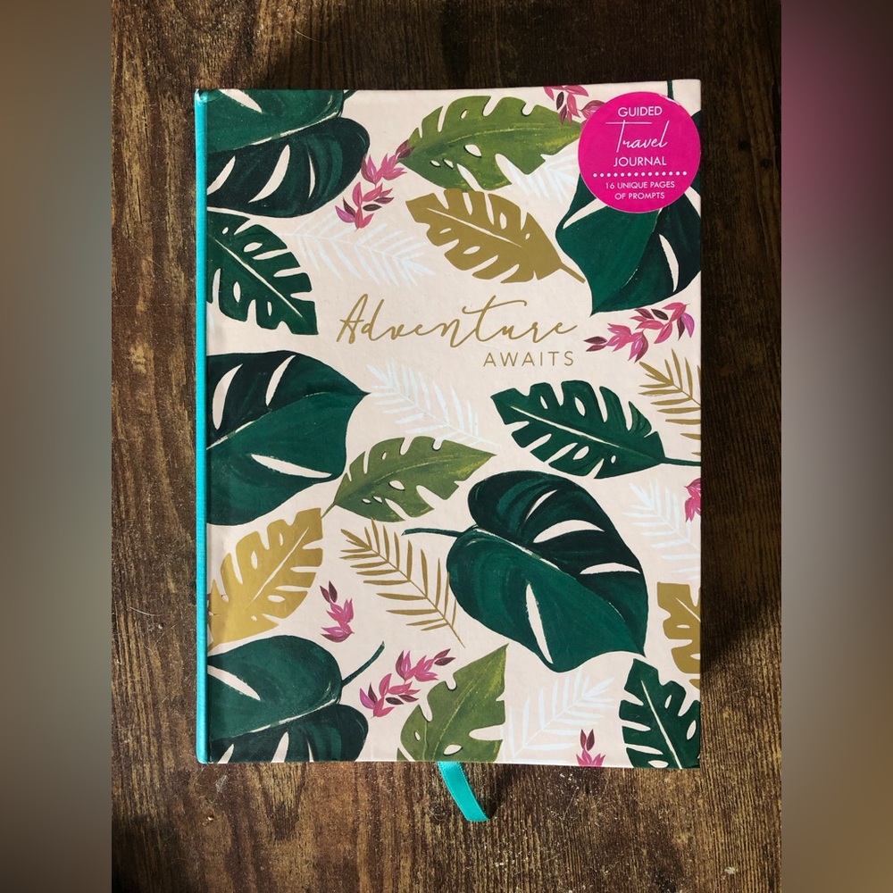 Travel Tropical Adventure awaits journal